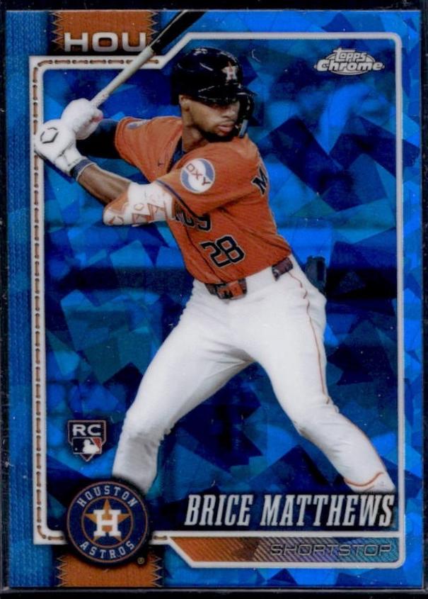 Brice Matthews #169 2026 Topps Chrome Sapphire Baseball
