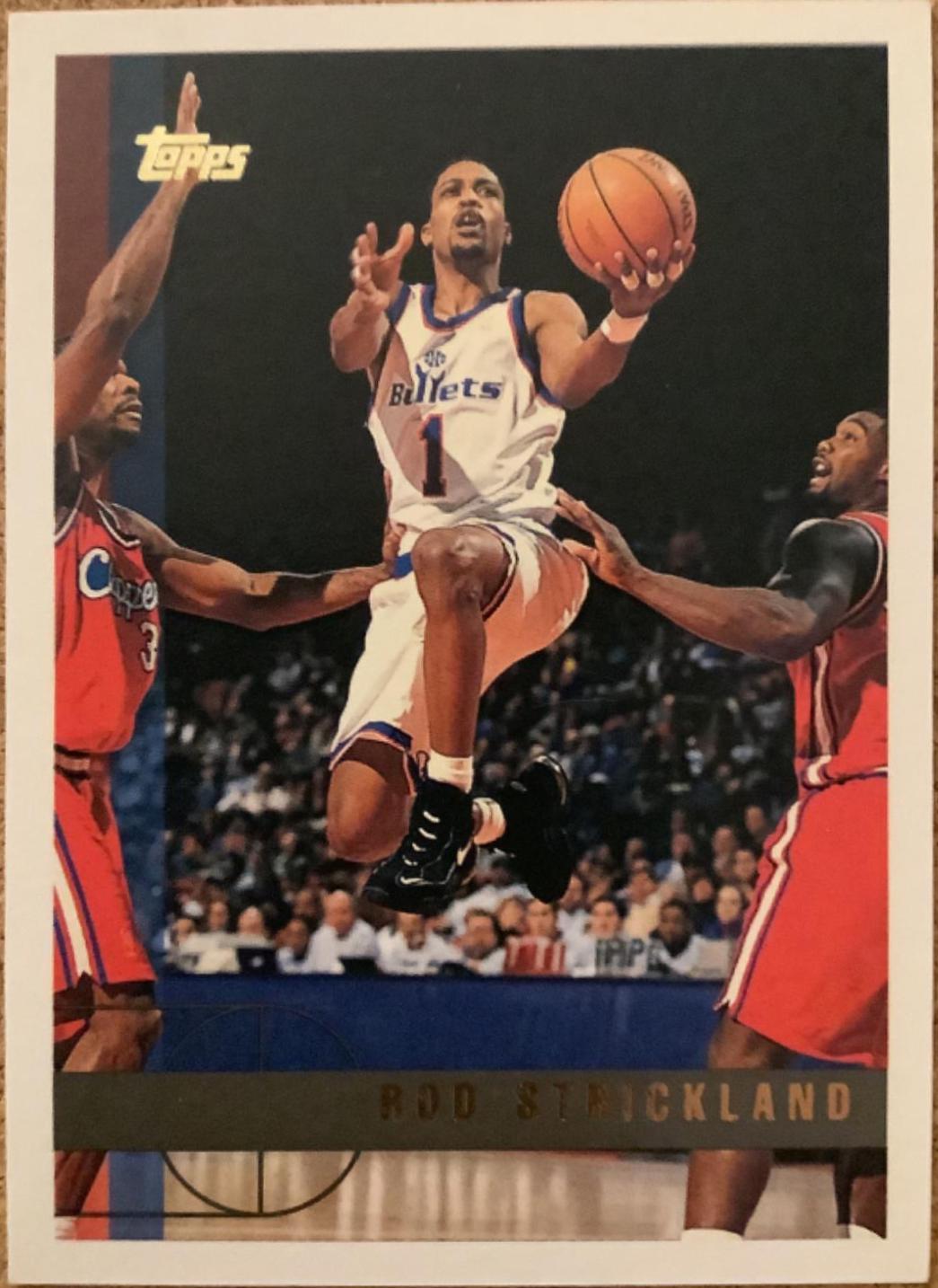 Rod Strickland #5 Basketball Cards 1997 Topps