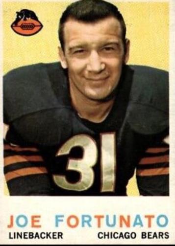 Joe Fortunato #106 Football Cards 1959 Topps