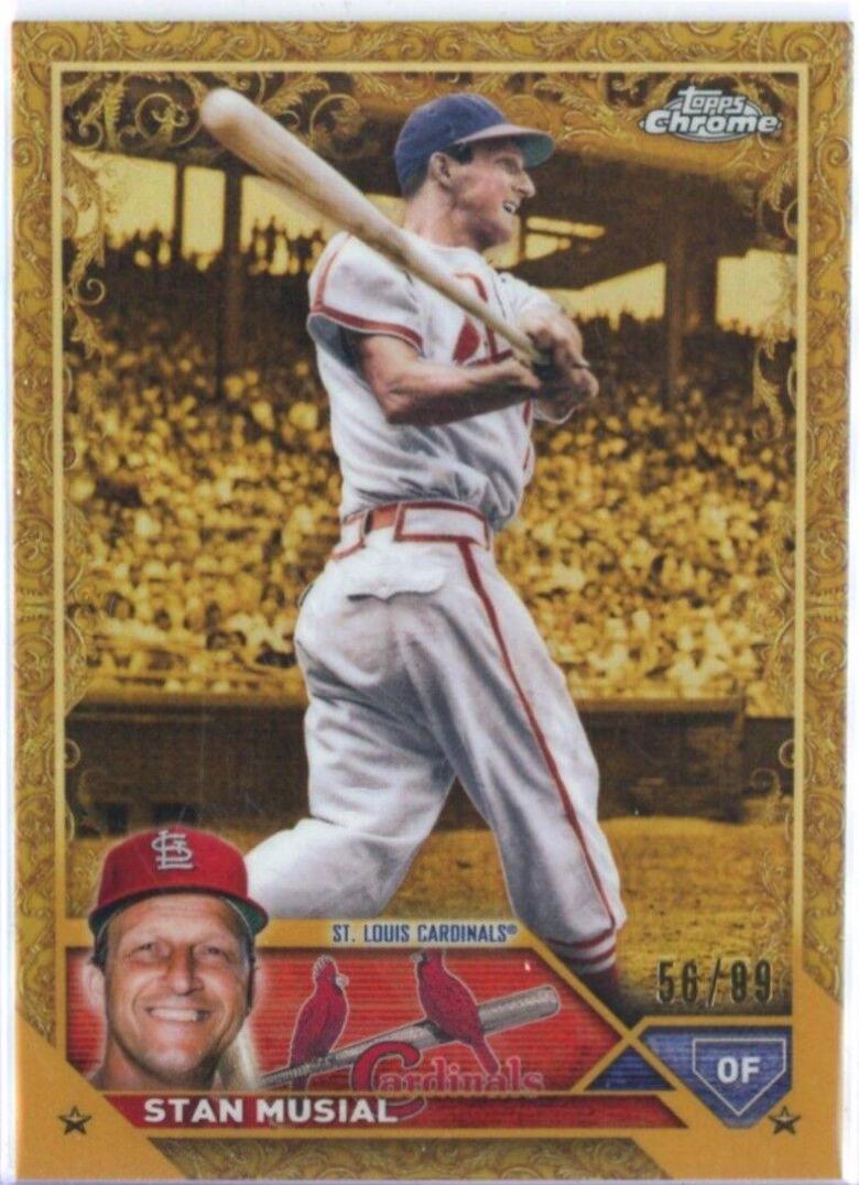 Stan Musial #8 Baseball Cards 2023 Topps Gilded Collection