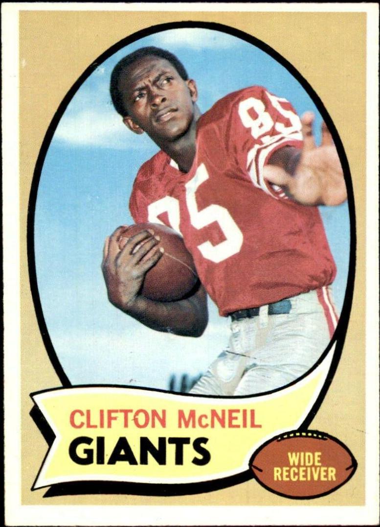 Clifton McNeil #157 Football Cards 1970 Topps