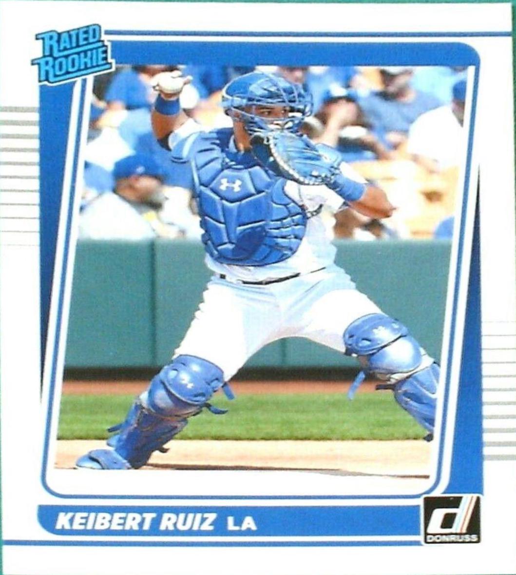 Keibert Ruiz #52 Baseball Cards 2021 Panini Donruss