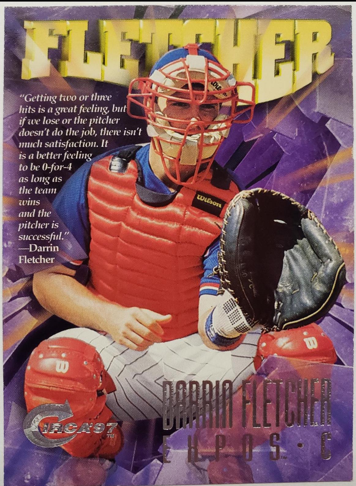 Darrin Fletcher #145 Baseball Cards 1997 Circa
