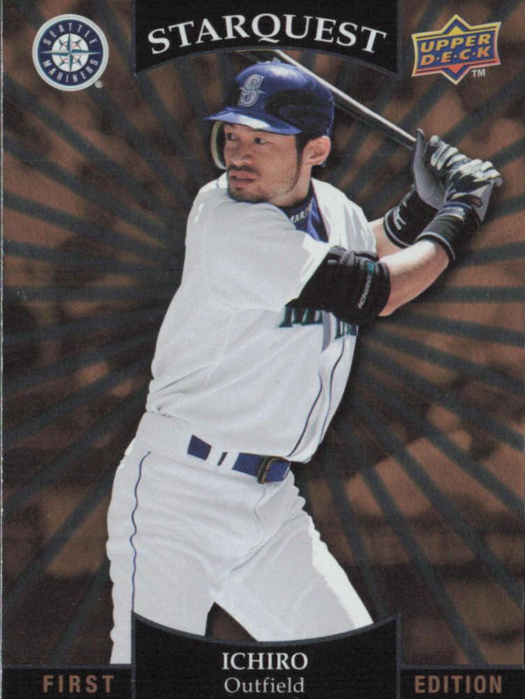 Ichiro Suzuki #SQ-12 Baseball Cards 2009 Upper Deck First Edition Starquest