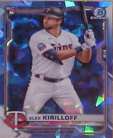 Alex Kirilloff #3 Baseball Cards 2021 Bowman Chrome Sapphire