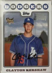 Clayton Kershaw #UH240 Baseball Cards 2018 Topps Archives Rookie History