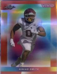 Ainias Smith [Red Laser] #3 Football Cards 2024 Leaf Vivid Prices