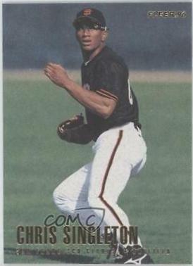 Chris Singleton #U209 Baseball Cards 1996 Fleer Update