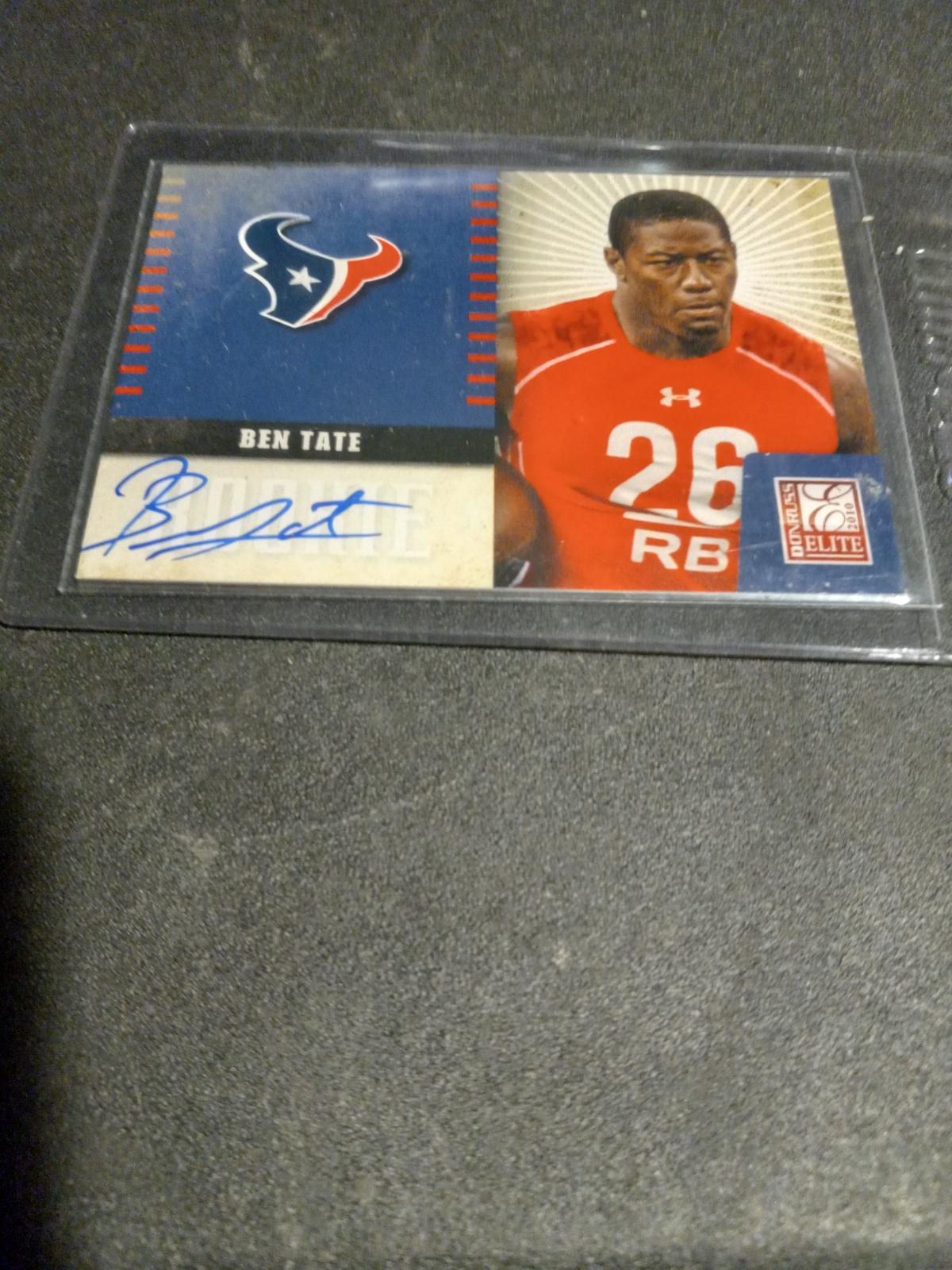Ben Tate #4 Football Cards 2010 Panini Donruss Elite