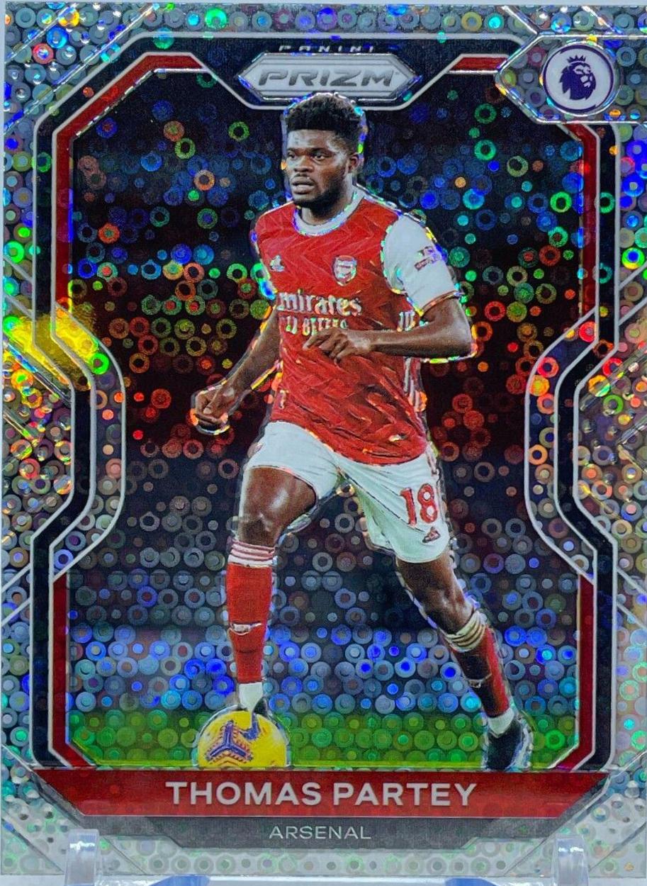 Thomas Partey #12 Soccer Cards 2020 Panini Chronicles Prizm Premier League