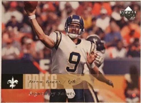 Drew Brees #120 Football Cards 2006 Upper Deck