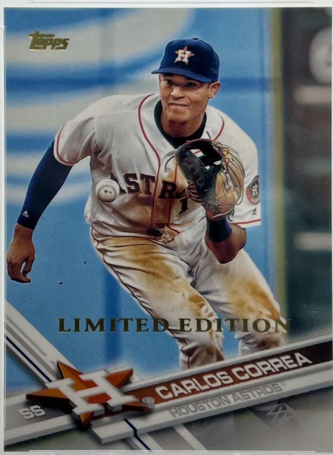 Carlos Correa #75 Baseball Cards 2017 Topps Limited Edition