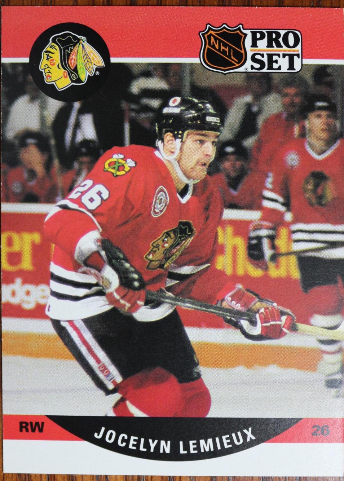 Jocelyn Lemieux #432 Hockey Cards 1990 Pro Set