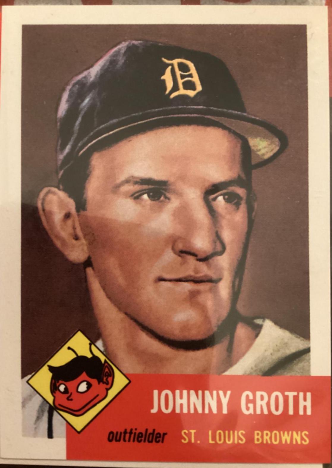 Johnny Groth #36 Baseball Cards 1991 Topps Archives 1953