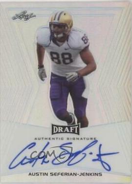 Austin Seferian Jenkins #BA-ASJ Football Cards 2014 Leaf Metal Draft Autographs