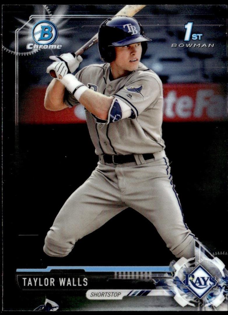 Taylor Walls #BDC87 2017 Bowman Draft Chrome Baseball