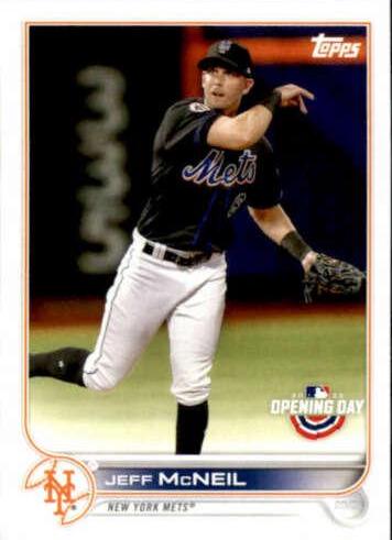 Jeff McNeil #4 Baseball Cards 2022 Topps Opening Day