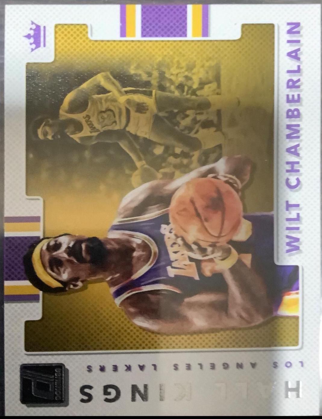 Wilt Chamberlain #4 Basketball Cards 2017 Panini Donruss Hall Kings