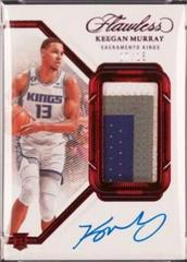 Keegan Murray [Ruby Vertical Patch Auto] #4 Basketball Cards 2022 Panini Flawless Patch Autograph Prices