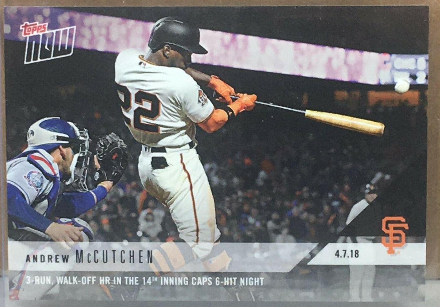 Andrew McCutchen #52 Baseball Cards 2018 Topps Now