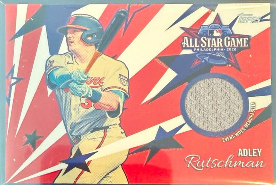 Adley Rutschman #AS-AR 2026 Topps Update All Star Stitches Baseball