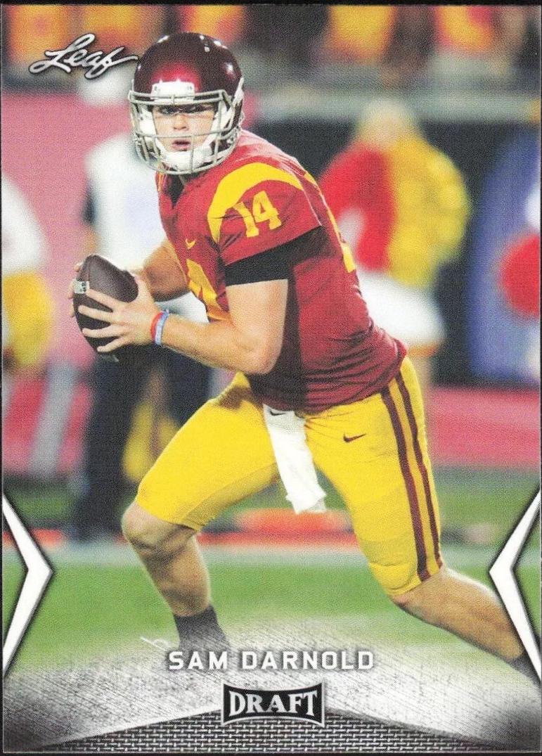 Sam Darnold #54 Football Cards 2018 Leaf Draft