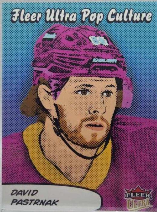 David Pastrnak #PC-21 Hockey Cards 2021 Ultra Pop Culture