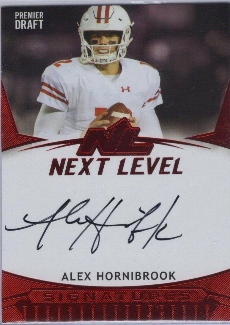 Alex Hornibrook #NL-AH 2020 Sage Hit Next Level Signatures Football
