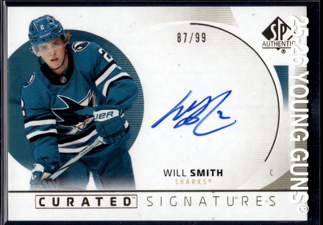 Will Smith #SPC-WS 2025-26 SP Authentic Hockey Curated Signatures