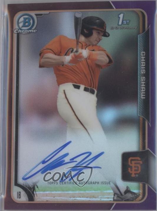Chris Shaw [Purple Refractor] #BCA-CS