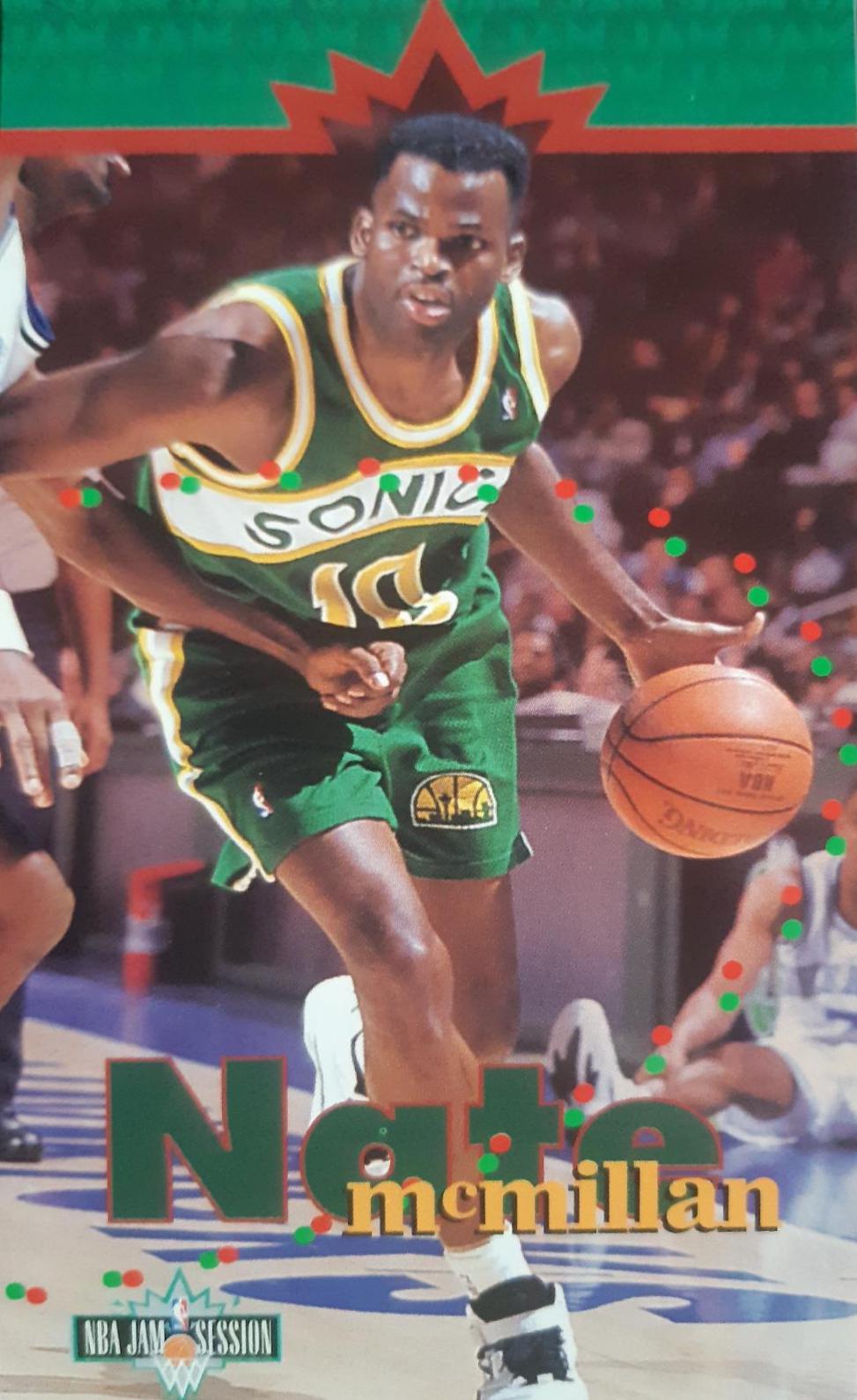 Nate McMillan #100 Basketball Cards 1995 Fleer Jam Session