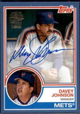 Davey Johnson [Blue] #83FF-DJ
