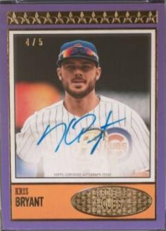 Kris Bryant #BC1-KB 2018 Topps Brooklyn Collection Autographs Baseball