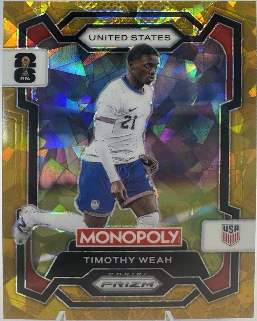 2026 Timothy Weah [Gold Cracked Ice] #71