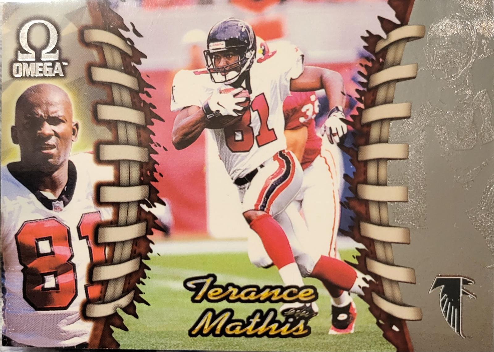Terance Mathis #13 Football Cards 1998 Pacific Omega