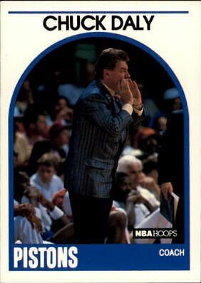 Chuck Daly #11 Basketball Cards 1989 Hoops
