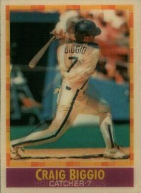 Craig Biggio #22 Baseball Cards 1990 Sportflics