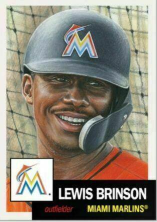 Lewis Brinson #33 Baseball Cards 2018 Topps Living