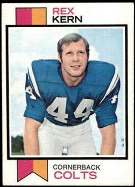 Rex Kern #28 Football Cards 1973 Topps