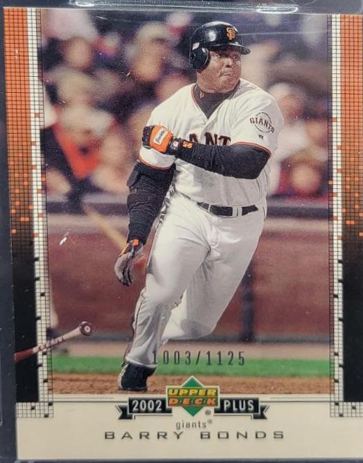 Barry Bonds #UD 73 Baseball Cards 2002 Upper Deck Plus