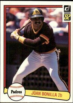 Juan Bonilla #220 Baseball Cards 1982 Donruss