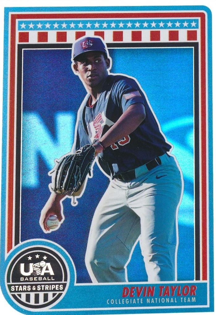Devin Taylor #1 Baseball Cards 2025 Panini Stars and Stripes