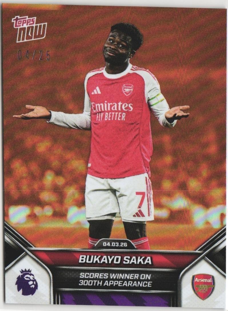 Bukayo Saka [Orange Foil] #151