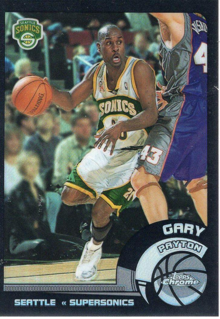 Gary Payton [Black Refractor] #93