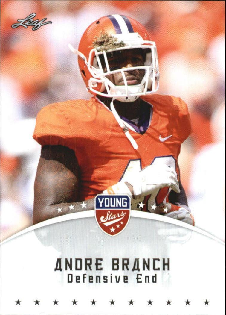 Andre Branch #6 Football Cards 2012 Leaf Young Stars