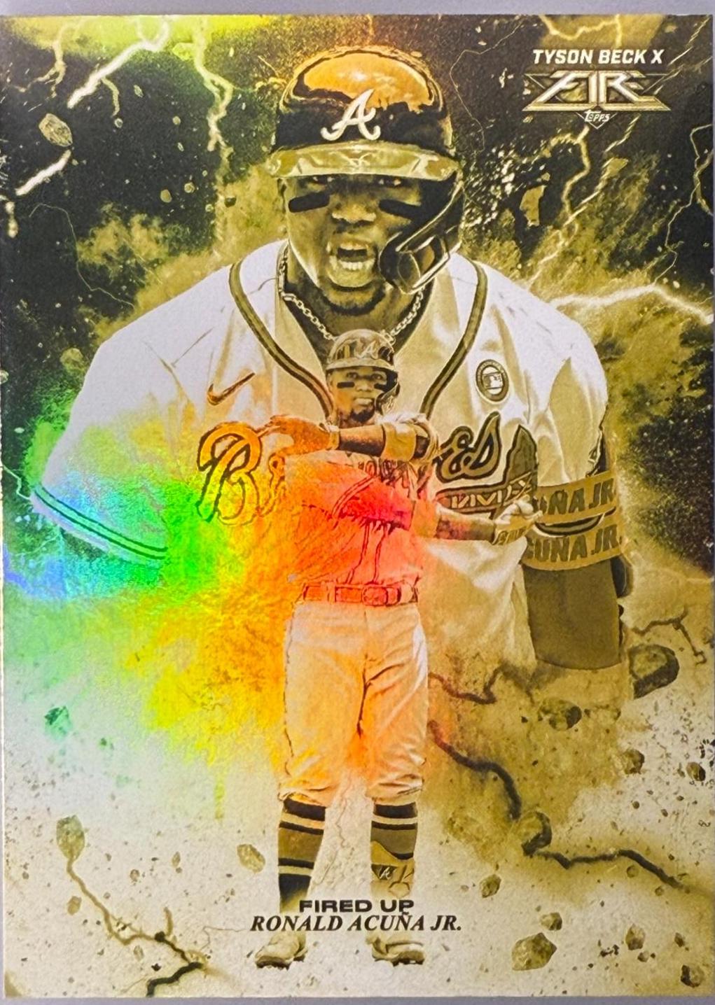 Ronald Acuna Jr [Gold Minted] #FIU-3