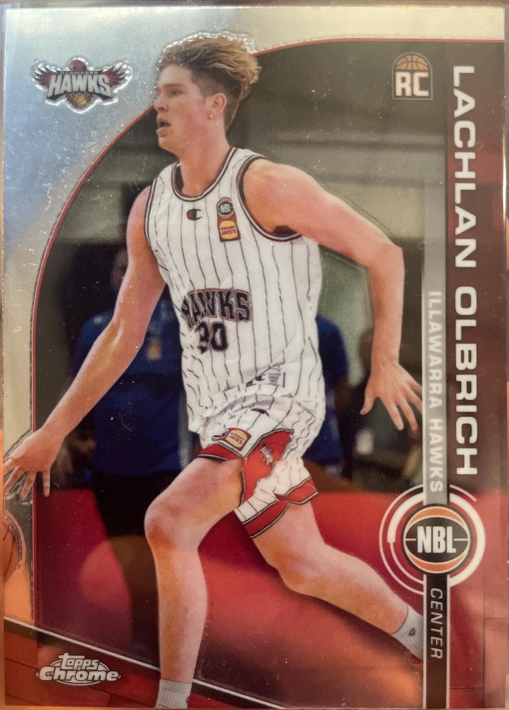 Lachlan Olbrich #40 Basketball Cards 2023 Topps Chrome NBL