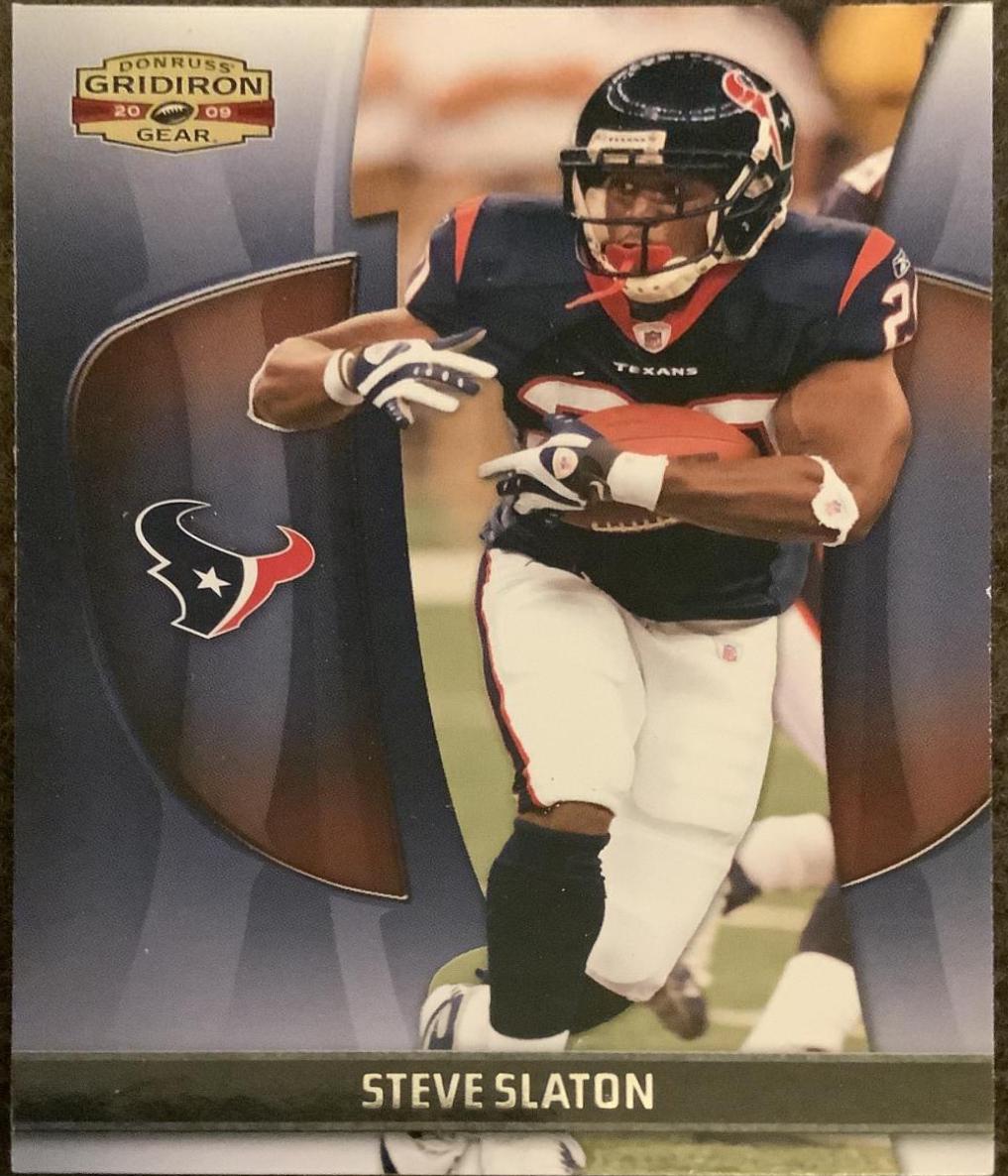 Steve Slaton #85 2009 Panini Donruss Gridiron Gear Football