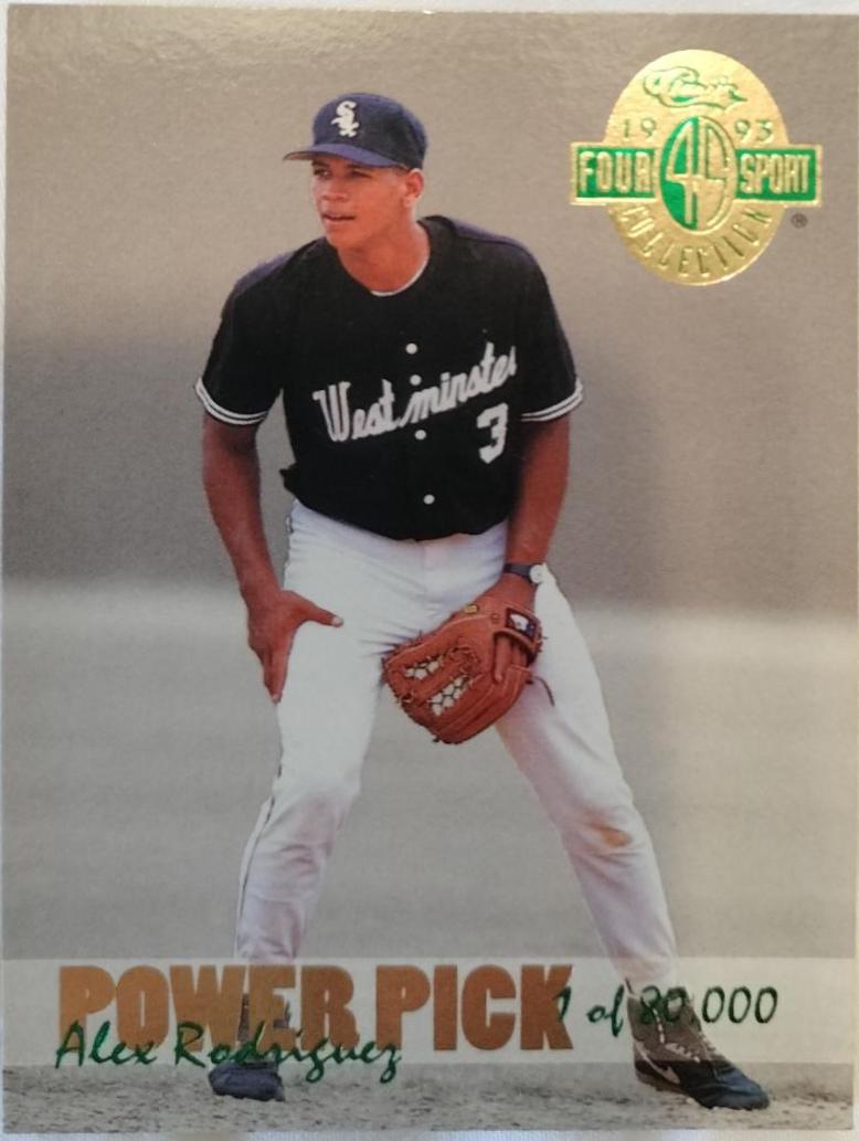 Alex rodriguez #PP15 Baseball Cards 1993 Classic Power Pick
