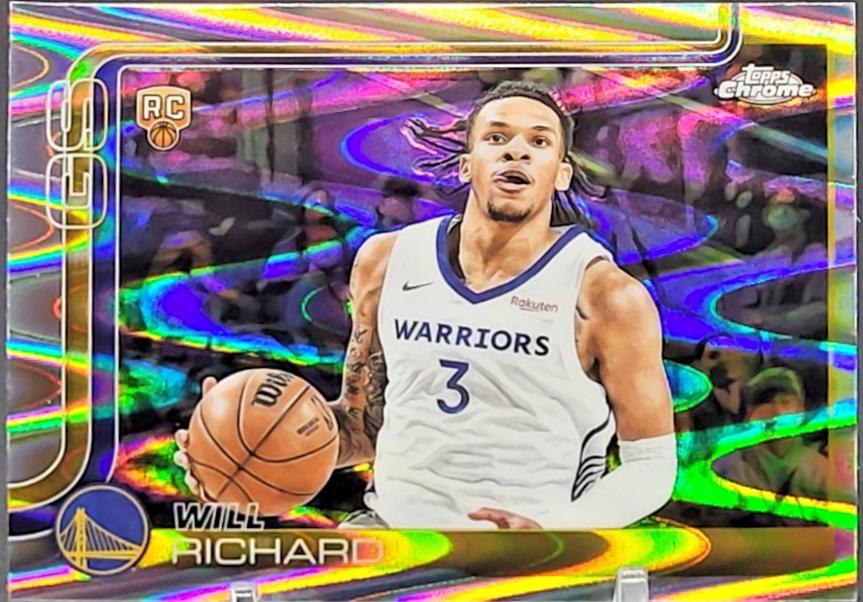 2025 Topps Chrome Will Richard [RayWave Refractor] #287 card